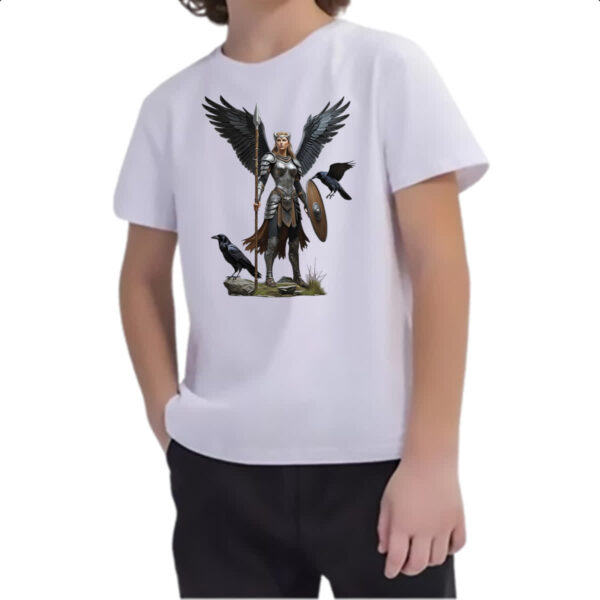 Camiseta Infanto Juvenil Guerreira Walkiria - Imagem 2