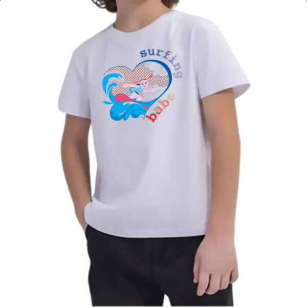 Camiseta Infanto Juvenil Surfing Babe - Imagem 2