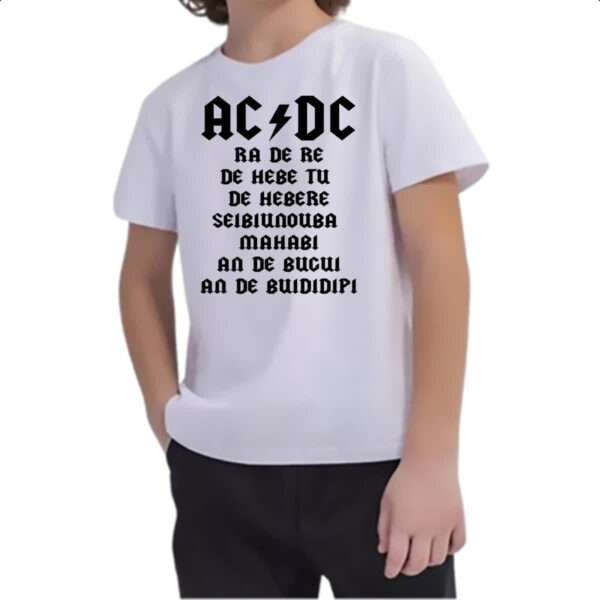 Camiseta Infanto Juvenil AC DC Ragatanga - Imagem 2