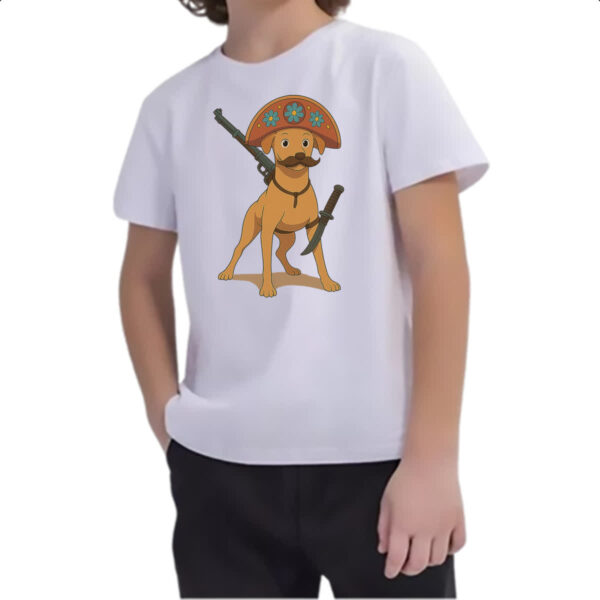 Camiseta Infanto Juvenil Caramelo Cangaceiro Cartoon - Imagem 2
