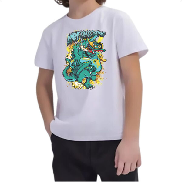 Camiseta Infanto Juvenil Monstro Wave Im Coming - Imagem 2