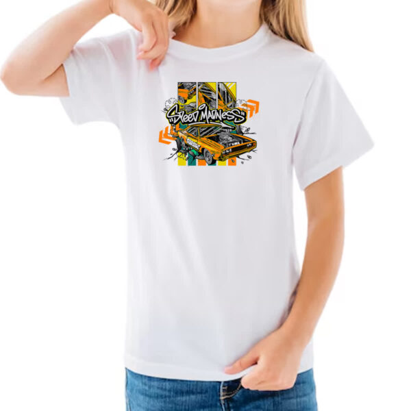 Camiseta Infanto Juvenil Muscle Car Street Madness - Imagem 3