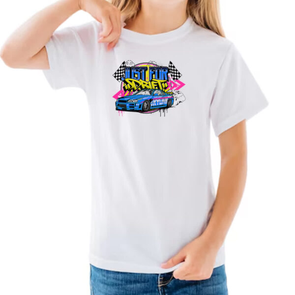 Camiseta Infanto Juvenil Skyline Just for Drift - Imagem 3