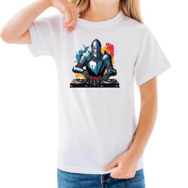 Camiseta Infanto Juvenil Cavaleiro Medierval DJ - Imagem 3