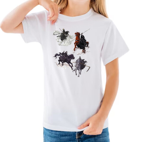Camiseta Infanto Juvenil Cavaleiros do Apocalipse - Imagem 3