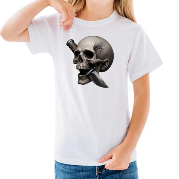 Camiseta Infanto Juvenil Faca na caveira - Imagem 3