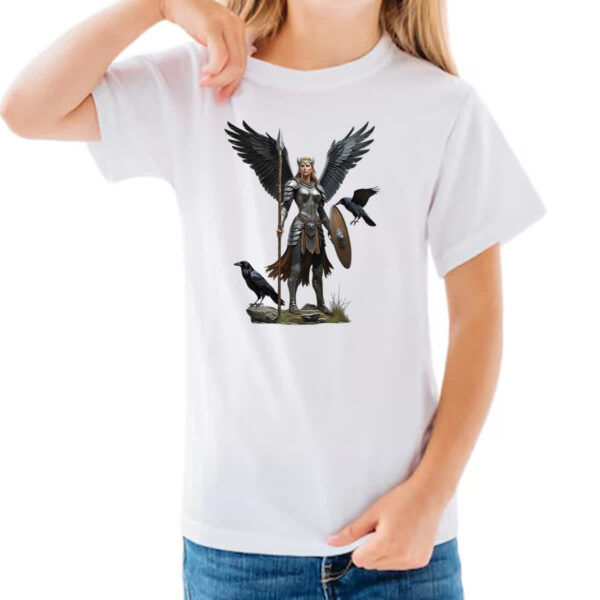 Camiseta Infanto Juvenil Guerreira Walkiria - Imagem 3