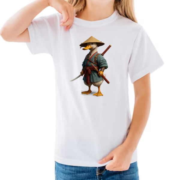 Camiseta Infanto Juvenil Pato Samurai - Imagem 3