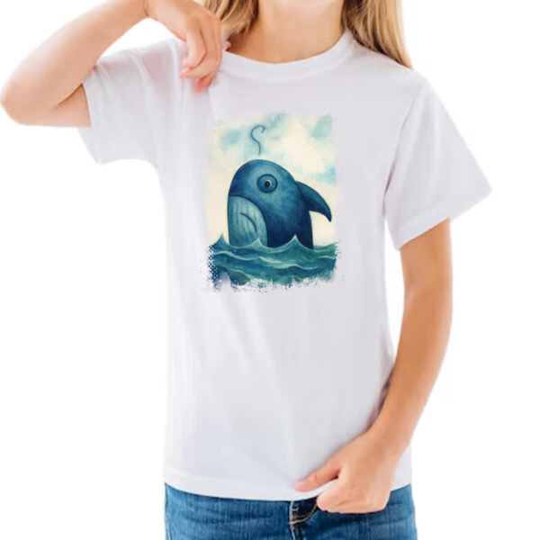 Camiseta Infanto Juvenil Tubarao indeciso - Imagem 3
