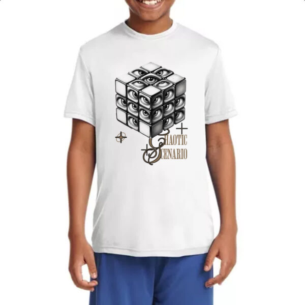 Camiseta Infanto Juvenil Cubo Magico Chaotic - Imagem 4
