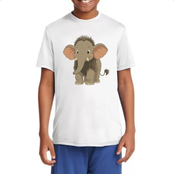 Camiseta Infanto Juvenil Filhote de Mamute Cartoon - Imagem 4