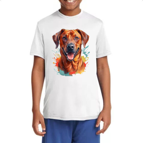 Camiseta Infanto Juvenil Leao da Rodesia Watercolor Arte - Imagem 4