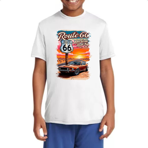 Camiseta Infanto Juvenil Mustang Route 66 - Imagem 4