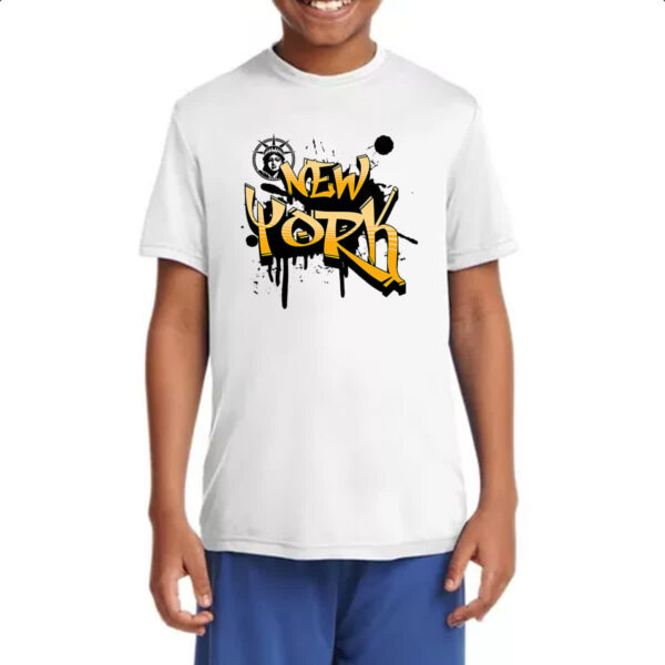 Camiseta Infanto Juvenil New York Grafit Splash - Imagem 4