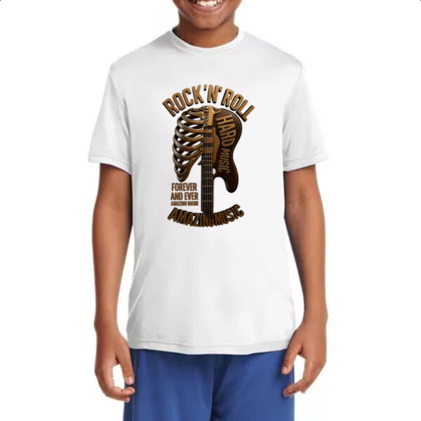 Camiseta Infanto Juvenil Rock Roll Hard Music - Imagem 4