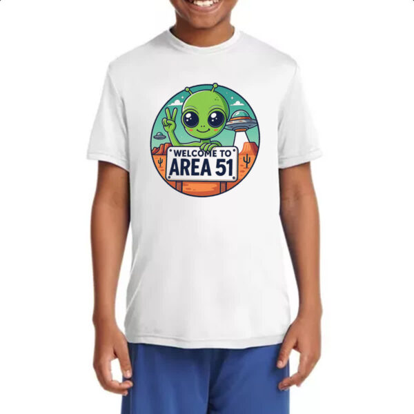Camiseta Infanto Juvenil Bem vindo a Area 51 - Imagem 4