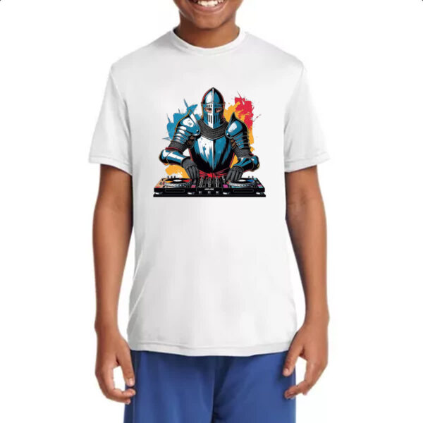 Camiseta Infanto Juvenil Cavaleiro Medierval DJ - Imagem 4