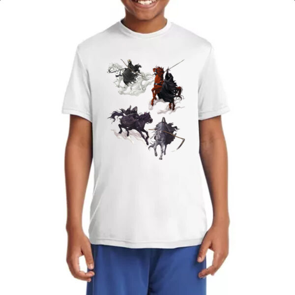 Camiseta Infanto Juvenil Cavaleiros do Apocalipse - Imagem 4