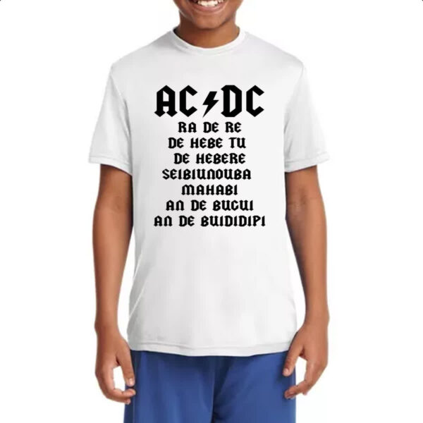 Camiseta Infanto Juvenil AC DC Ragatanga - Imagem 4
