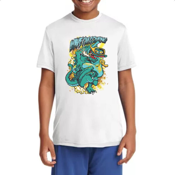 Camiseta Infanto Juvenil Monstro Wave Im Coming - Imagem 4