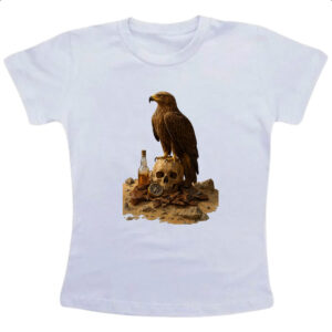 Camiseta Infanto Juvenil Aguia e a morte do deserto