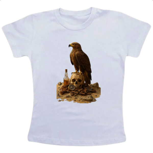 Camiseta Infanto Juvenil Aguia e a morte do deserto