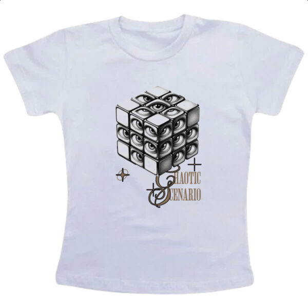 Camiseta Infanto Juvenil Cubo Magico Chaotic