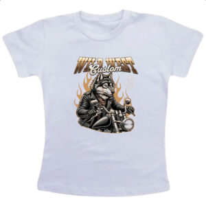 Camiseta Infanto Juvenil Lobo Wild West Custom