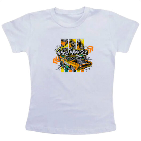 Camiseta Infanto Juvenil Muscle Car Street Madness