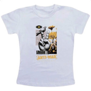Camiseta Infanto Juvenil Paz e amor anti guerra