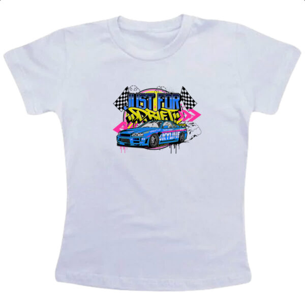 Camiseta Infanto Juvenil Skyline Just for Drift
