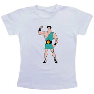 Camiseta Infanto Juvenil Nostalgia Porderoso Hercules