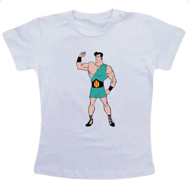 Camiseta Infanto Juvenil Nostalgia Porderoso Hercules