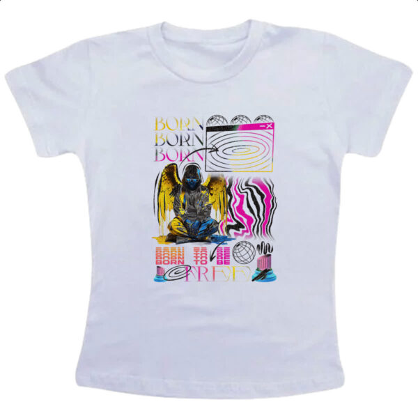 Camiseta Infanto Juvenil Urbano Born to be Free
