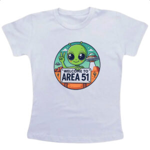 Camiseta Infanto Juvenil Bem vindo a Area 51