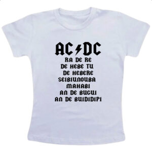 Camiseta Infanto Juvenil AC DC Ragatanga