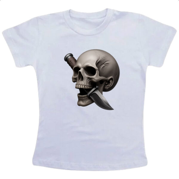 Camiseta Infanto Juvenil Faca na caveira