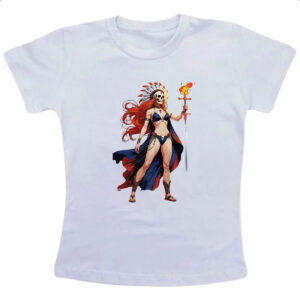 Camiseta Infanto Juvenil Guerreira indigena xama