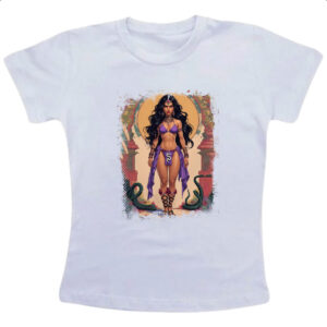 Camiseta Infanto Juvenil Mereteseguer deusa das serpentes