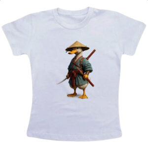 Camiseta Infanto Juvenil Pato Samurai