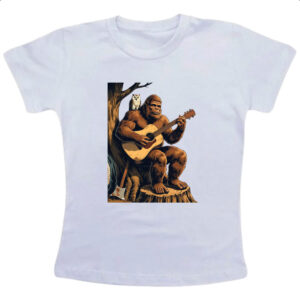 Camiseta Infanto Juvenil Pe grande tocando violao