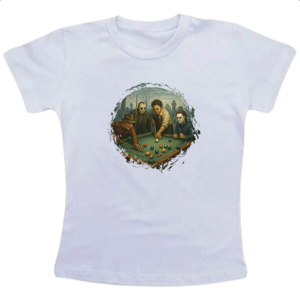 Camiseta Infanto Juvenil Sinuca do horror