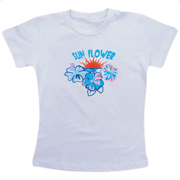 Camiseta Infanto Juvenil Sun Flower