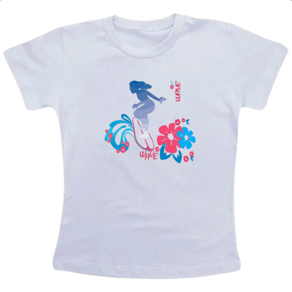 Camiseta Infanto Juvenil Surf Wave Girl