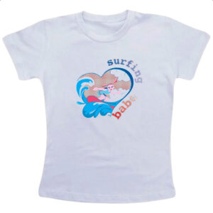 Camiseta Infanto Juvenil Surfing Babe