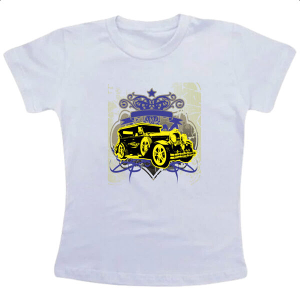 Camiseta Infanto Juvenil Calhambeque vintage style