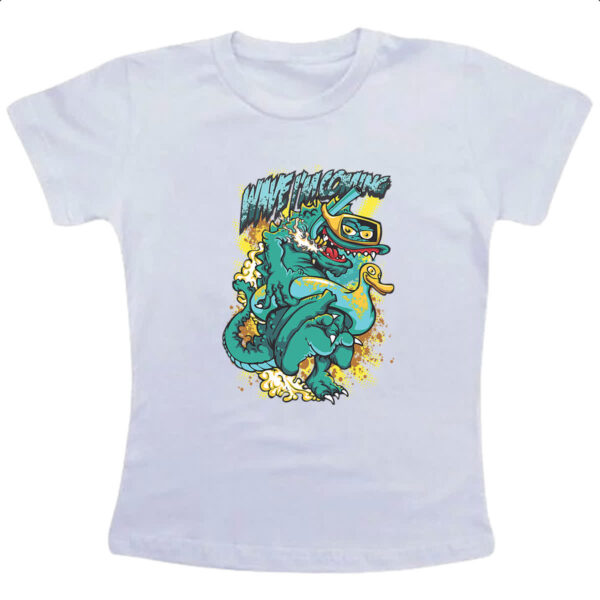 Camiseta Infanto Juvenil Monstro Wave Im Coming