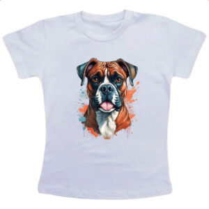 Camiseta Infanto Juvenil Boxer Watercolor Arte