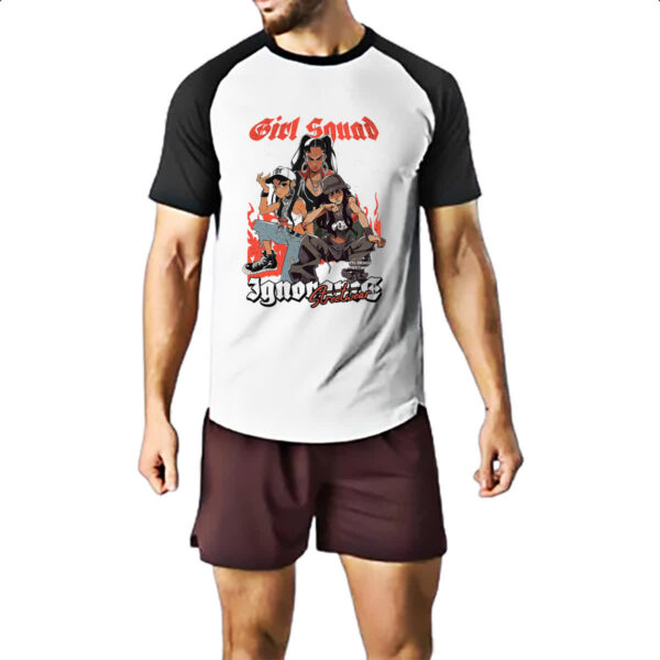 Camiseta Raglan Girl Squad Street - Imagem 2