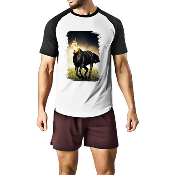 Camiseta Raglan Mula sem cabeca - Imagem 2
